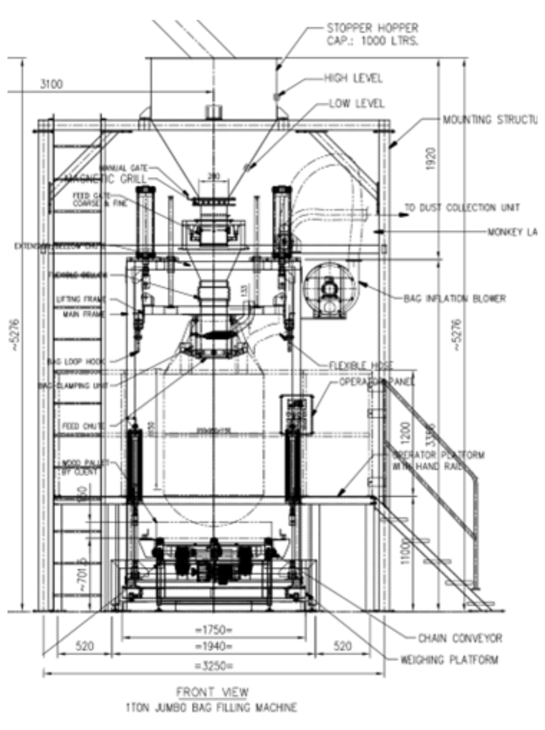 Jumbo Bag (FIBC) Filling Machine